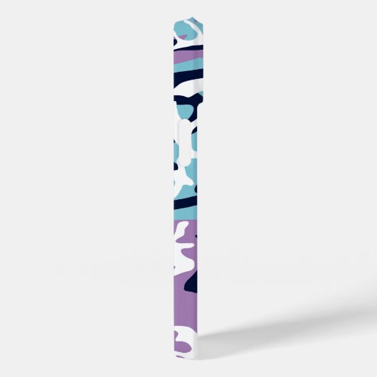 Camo Pattern - Paarse marine Blue White Case-Mate iPhone Case (Achterkant / Rechts)
