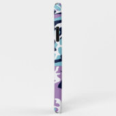 Camo Pattern - Paarse marine Blue White Case-Mate iPhone Case (Achterkant/rechts)