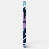 Camo Pattern - Paarse marine Blue White Case-Mate iPhone Case (Achterkant/links)