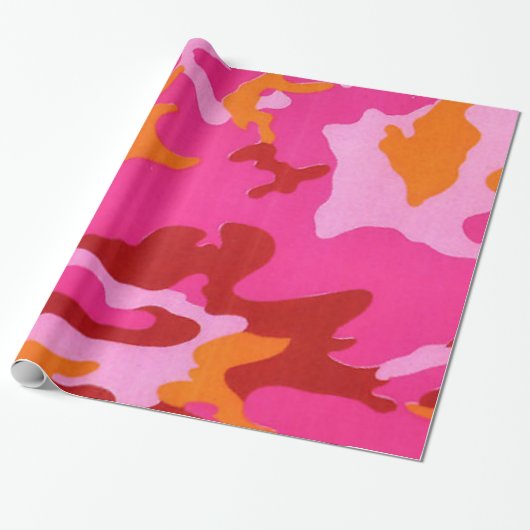 Camo Pattern pakpapier (Uitgerold)