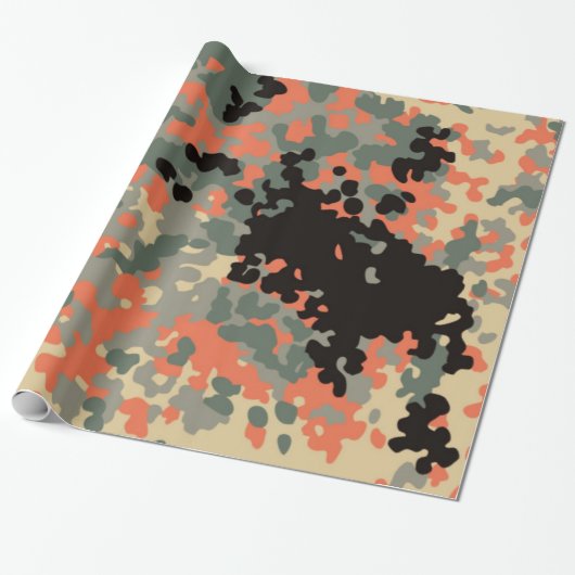Camo Pattern pakpapier (Uitgerold)