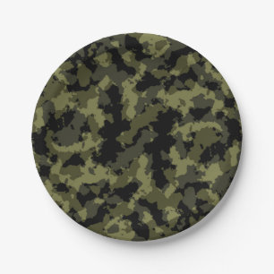 Camo Pattern Papieren Bordje