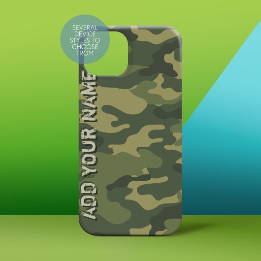 Camo Pattern - Personaliseren met Jouw naam Case-Mate iPhone Case