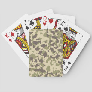 Camo Pattern Pokerkaarten