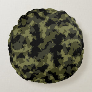 Camo Pattern Rond Kussen