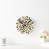 Camo Pattern Ronde Klok (Huis)