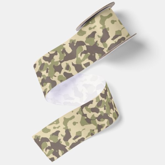 Camo Pattern Satijnen Lint (Achterkant)