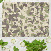 Camo Pattern Theedoek (Gevouwen)