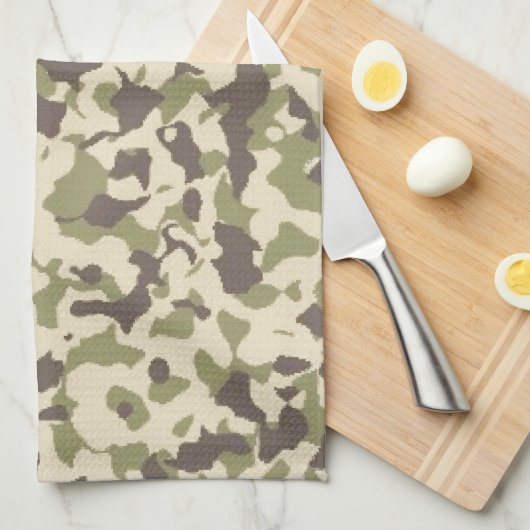 Camo Pattern Theedoek (Quarter Fold)