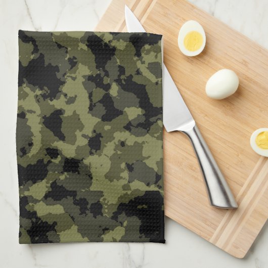 Camo Pattern Theedoek (Quarter Fold)