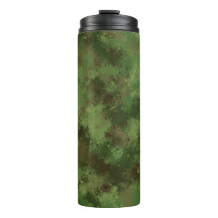 Camo Pattern Thermal Travel Mug Thermosbeker