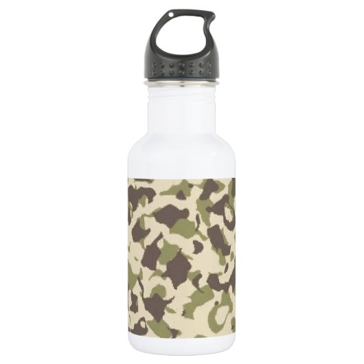 Camo Pattern Waterfles (Voorkant)