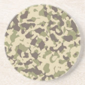 Camo Pattern Zandsteen Onderzetter (Voorkant)