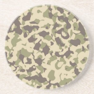 Camo Pattern Zandsteen Onderzetter