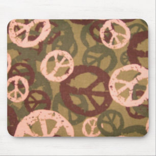 Camo, Peace Signs Mousepad Muismat