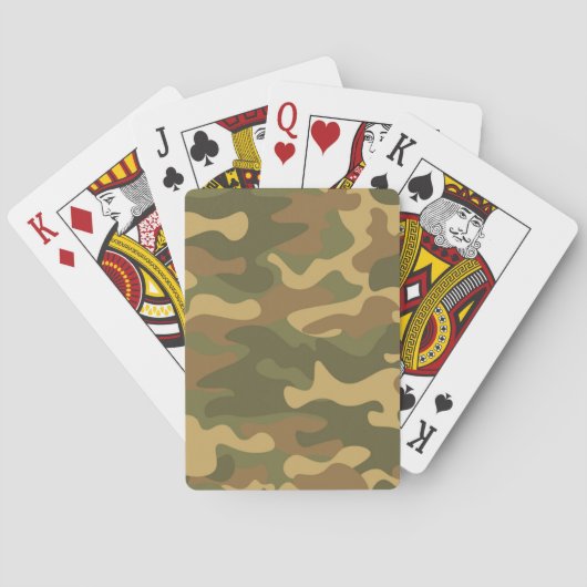 Camo Pokerkaarten (Achterkant)
