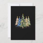 Camo Print Christmas Trees with Camouflage Print X Kaart (Voorkant)