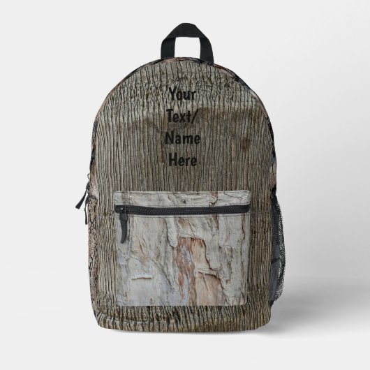 Camo-print gesneden en genaaide tas om je te verst (Voorkant)