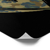 Camo Print Heart Valentines Day  (Hoek)