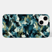 Camo Print iPhone 14 Hoesje (Achterkant (horizontaal))