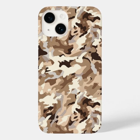 Camo Print iPhone 14 Hoesje (Achterkant)