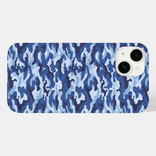 Camo Print iPhone 14 Hoesje (Achterkant (horizontaal))