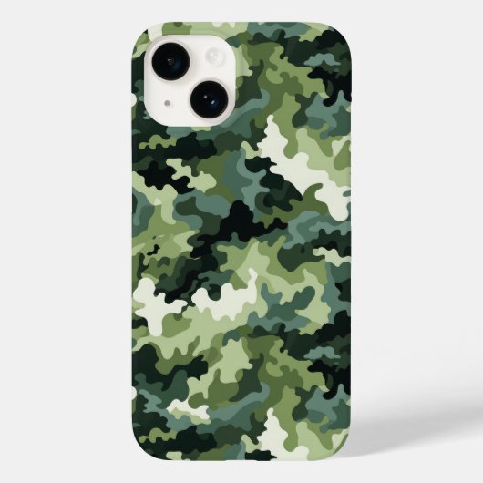Camo Print iPhone 14 Hoesje (Achterkant)