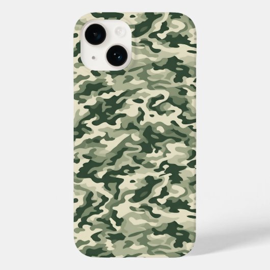 Camo Print iPhone 14 Hoesje (Achterkant)