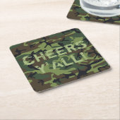 Camo Proost Y'All Kartonnen Onderzetters (Schuin)