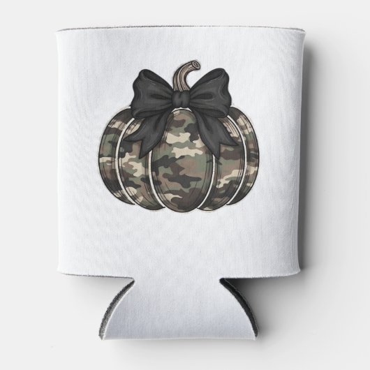 Camo Pumpkin Classic T-Shirt.png Blikjeskoeler (Voorkant)