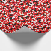 Camo Red Fallout (AOM-ontwerp) Cadeaupapier (Hoek)