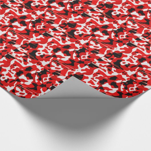 Camo Red Fallout (AOM-ontwerp) Cadeaupapier (Hoek)