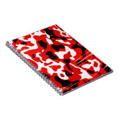 Camo Red Fallout (AOM-ontwerp) Notitieboek (Rechterzijde)