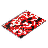 Camo Red Fallout (AOM-ontwerp) Notitieboek (Linkerzijde)