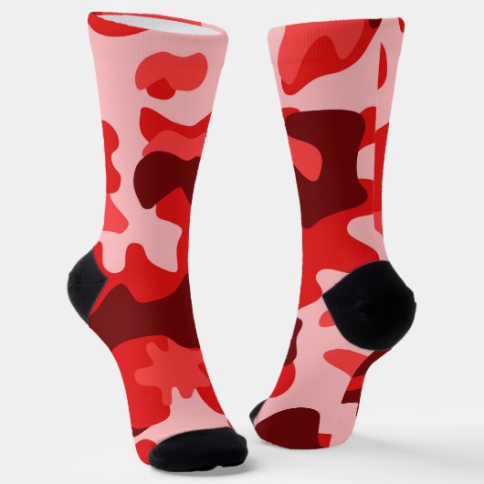 Camo Red Sokken (Gebogen)