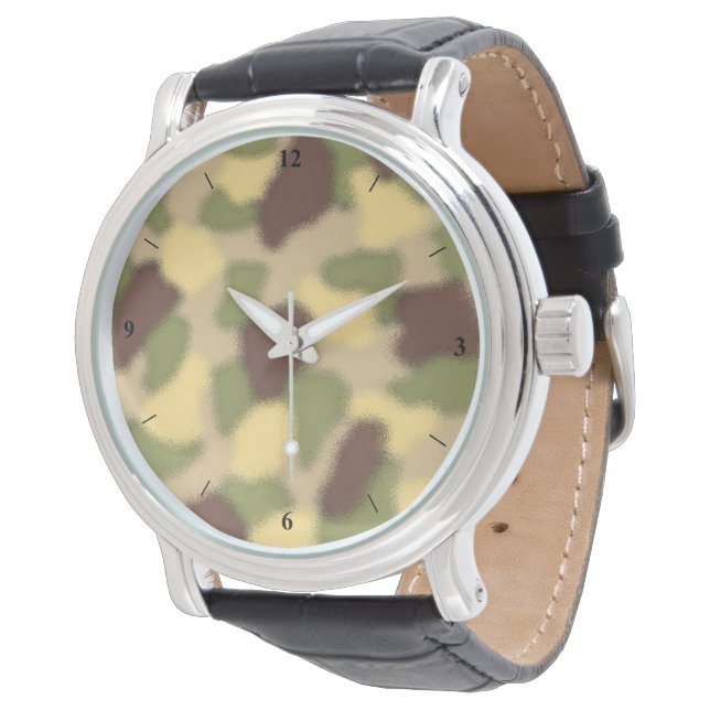 Camo Ripple Horloge (Gekanteld)