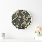 Camo Round Large Wall-lock Grote Klok (Huis)