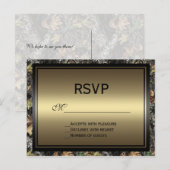 Camo RSVP-Briefkaart Uitnodiging Briefkaart (Voorkant / Achterkant)