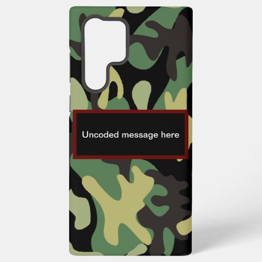 Camo Samsung Galaxy Hoesje (Achterkant)