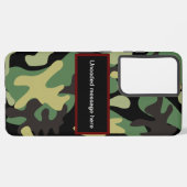 Camo Samsung Galaxy Hoesje (Linkerkant)
