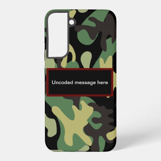 Camo Samsung Galaxy Hoesje (Achterkant)