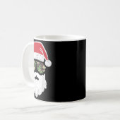 Camo Santa Claus Sungles Funny Camo Christmas Camo Koffiemok (Voorkant links)