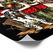 Camo Santa Tis The Season Hunter Christmas Hunting Poster (Hoek)