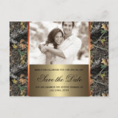 Camo Save the Date Briefkaart (Voorkant)