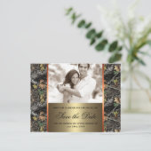 Camo Save the Date Briefkaart (Staand voorkant)