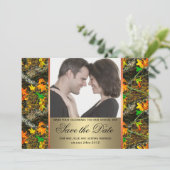 Camo Save the Date-foto Date (Staand voorkant)