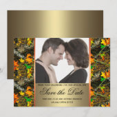 Camo Save the Date-foto Date (Voorkant / Achterkant)