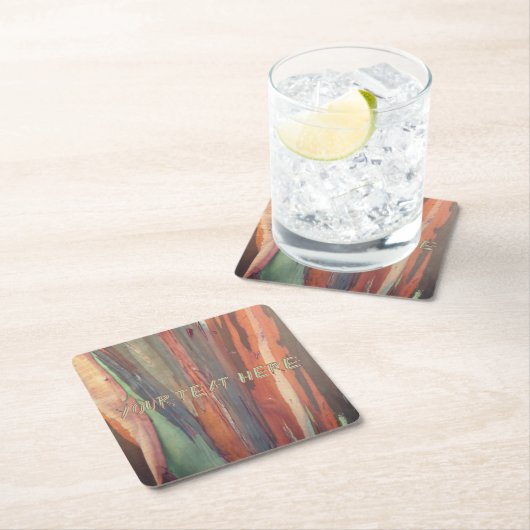 Camo-schors papier coaster kartonnen onderzetters (Insitu)
