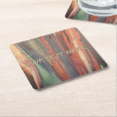 Camo-schors papier coaster kartonnen onderzetters (Schuin)