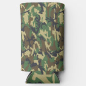 Camo Seltzer Can Cooler for Outdoors, BBQ, Camping (Voorkant)